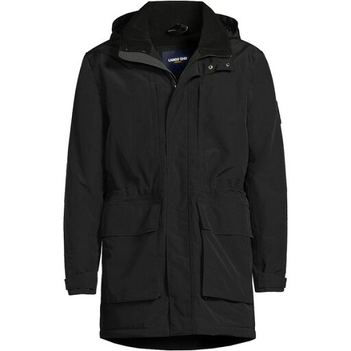 ランズエンド メンズ ジャケット&ブルゾン アウター Big & Tall Squall Waterproof Insulated Parka Black ランズエンド メンズ ジャケット&ブルゾン アウター Big & Tall Squall Waterproof Insulated Parka Black