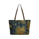 パトリシアナシュ レディース トートバッグ バッグ Silvi Zipper Travel Tote Handbag Greek Map