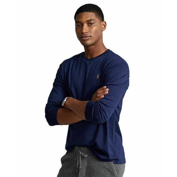 ラルフローレン メンズ シャツ トップス Men's Classic-Fit Soft Cotton Crewneck T-Shirt Refined Navy