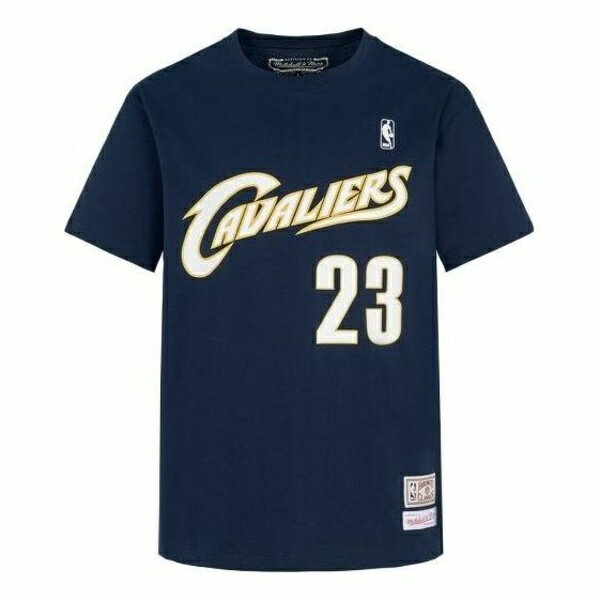 Mitchell &Ness ߥå&ͥ  ˡ Mitchell &Ness x NBA Cleveland Cavaliers T-Shirt 'Lebron James 23' MNJYSST230131-NAVY  US_M_XXL