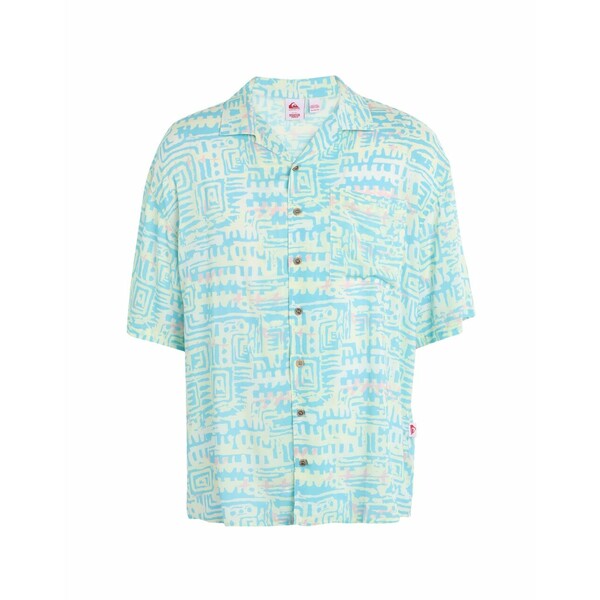 クイックシルバー QUIKSILVER メンズ シャツ トップス QS Camicia The Argyle Shirt Light green