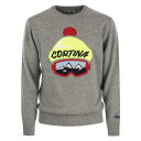 エムシーツーセイントバース メンズ パーカー・スウェットシャツ アウター Cortina Wool And Cashmere Blend Jumper Grey