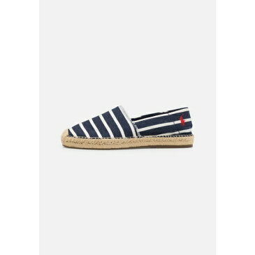 ラルフローレン メンズ サンダル シューズ CEVIO CREST MADRAS ESPADRILLE - Espadrilles - navy