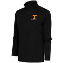 アンティグア レディース パーカー・スウェットシャツ アウター Tennessee Volunteers Antigua Women's Baseball Tribute HalfZip Pullover Top Black