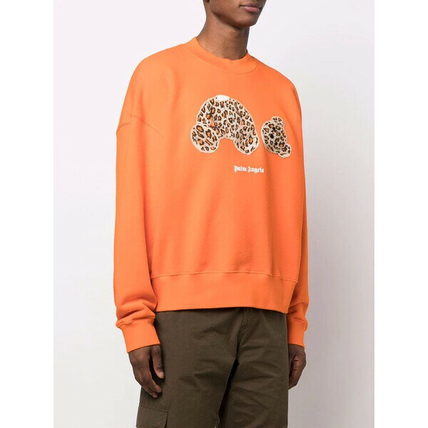 パーム・エンジェルス メンズ パーカー・スウェットシャツ アウター Leopard Teddy スウェットシャツ orange