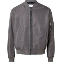 カルバン・クライン 【送料無料】 カルバンクライン メンズ ジャケット＆ブルゾン アウター Sateen Hero Bomber Jacket Grey PC9