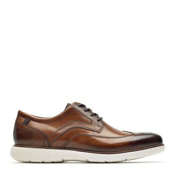 ロックポート ビジネスシューズ メンズ 【送料無料】 ロックポート メンズ ドレスシューズ シューズ Rockport Garett Wingtip Oxford Shoes Cognac