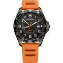 yz rNgmbNX Y rv ANZT[ Victorinox Swiss Army Fieldforce GMT Watch 241897 Black and Orange