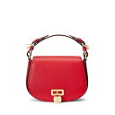 yz t[ fB[X nhobO obO LEATHER MEDIUM TANNER CROSSBODY BAG Red