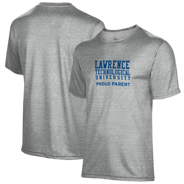 プロスフィア メンズ Tシャツ トップス Lawrence Technological University Blue Devils Proud Parent Name Drop TShirt Gray