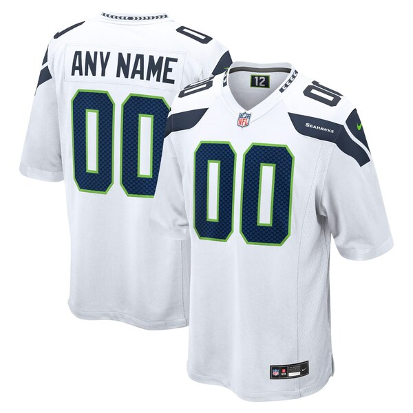 ʥ  ˥ե ȥåץ Seattle Seahawks Nike Custom Game Jersey White