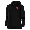 AeBOA fB[X WPbgu] AE^[ Martin Truex Jr Antigua Women's Protect FullZip Hoodie Black