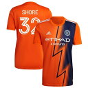 アディダス メンズ ユニフォーム トップス New York City FC adidas 2022 The Volt Kit Replica Custom Jersey Orange