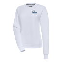 アンティグア レディース パーカー・スウェットシャツ アウター Drake Bulldogs Antigua Women's Victory Pullover Sweatshirt White