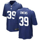 ナイキ メンズ ユニフォーム トップス New York Giants Nike Custom Game Jersey Royal