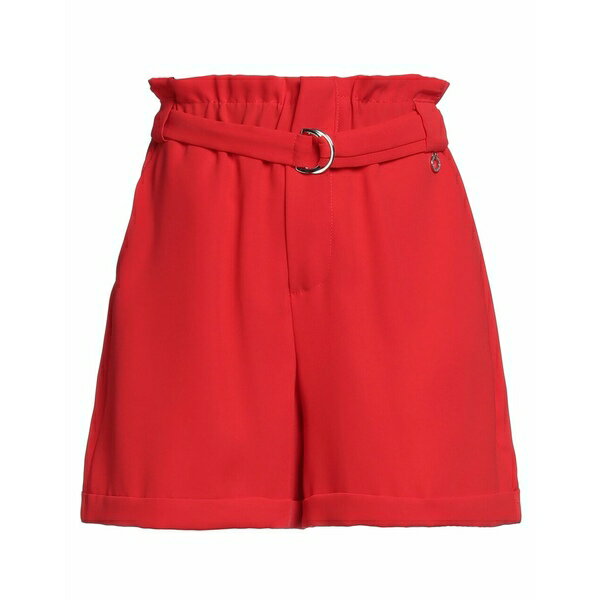 【送料無料】 レリッシュ レディース カジュアルパンツ ボトムス Shorts & Bermuda Shorts Red