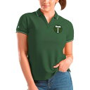 アンティグア レディース ポロシャツ トップス Portland Timbers Antigua Women 039 s Solid Pique Polo Forest Green