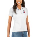 アンティグア レディース ポロシャツ トップス Orlando Magic Antigua Women's NBA 75th Anniversary Legacy Pique Polo White