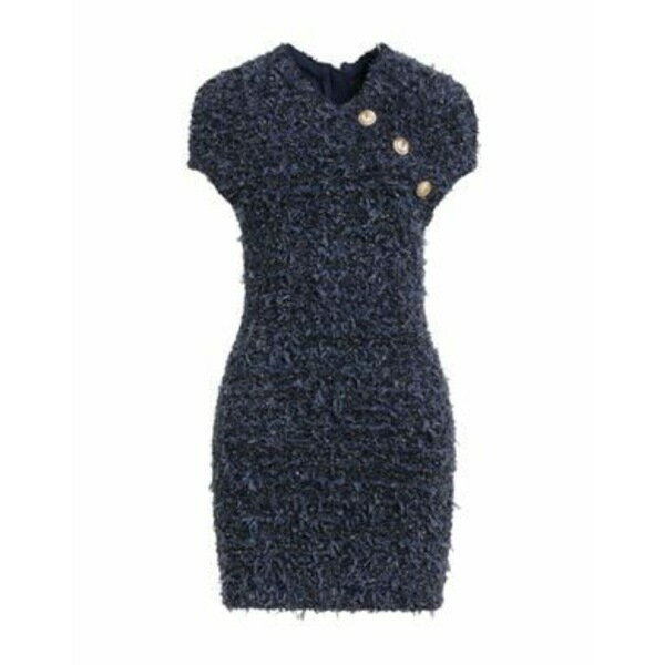 【送料無料】 バルマン レディース ワンピース トップス Mini dresses Blue