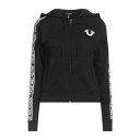 【送料無料】 トゥルーレリジョン レディース パーカー・スウェットシャツ アウター Sweatshirts Black
