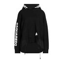【送料無料】 ディースクエアード レディース パーカー・スウェットシャツ アウター Sweatshirts Black