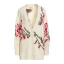 【送料無料】 ブルマリン レディース カーディガン アウター Cardigans White