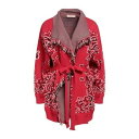 【送料無料】 ツインセット レディース カーディガン アウター Cardigans Red