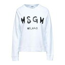 【送料無料】 エムエスジイエム レディース パーカー・スウェットシャツ アウター Sweatshirts White
