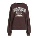 【送料無料】 ハブワン レディース パーカー・スウェットシャツ アウター Sweatshirts Brown