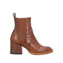 【送料無料】 マーラ ビーニ レディース ブーツ シューズ Ankle boots Brown