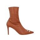 【送料無料】 エリザベスフランキ レディース ブーツ シューズ Ankle boots Brown