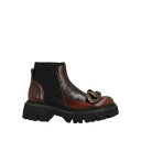 【送料無料】 ヌメロ ヴェントゥーノ レディース ブーツ シューズ Ankle boots Brown