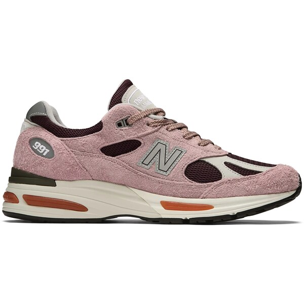 New Balance ニューバランス メンズ スニーカー 【New Balance 991v2 MiUK Pink Mauve】 サイズ US_5(23.0cm) Deauville Mauve/Fig/Oyster Mushroom