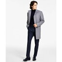 カルバンクライン メンズ ジャケット＆ブルゾン アウター Men's Mayden Slim-Fit Overcoat Grey