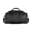 ケネスコール レディース ボストンバッグ バッグ Colombian Leather 20 Single Compartment Top Load Travel Duffel Bag Black