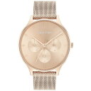 JoNC Y rv ANZT[ Carnation Gold-Tone Mesh Bracelet Watch 38mm Carnation Gold