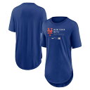 ナイキ レディース Tシャツ トップス Women's Royal New York Mets Authentic Collection Baseball Fashion Tri-Blend T-shirt Royal