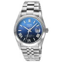 WFr Y rv ANZT[ Men's West Village Fusion Elite Silver-Tone Stainless Steel Watch 40mm Silver