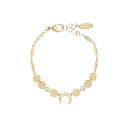 GeBJ fB[X uXbgEoOEANbg ANZT[ Luck on Your Side Crystal Bracelet Gold