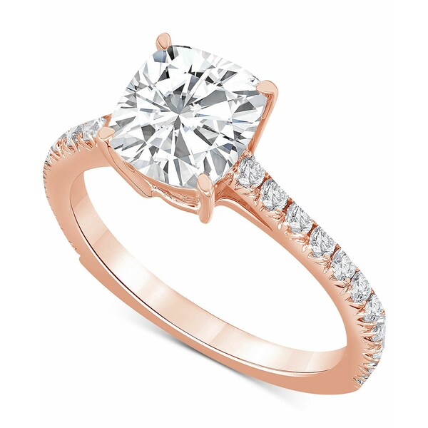 バッジェリーミシュカ レディース リング アクセサリー Certified Lab Grown Diamond Engagement Ring (2-1/2 ct. t.w.) in 14k Gold Rose Gold