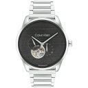 JoNC Y rv ANZT[ Men's Automatic Silver Stainless Steel Bracelet Watch 44mm Silver