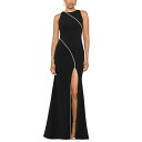 xbcB Ah A_ fB[X s[X gbvX Women's Rhinestone-Trim Gown Black