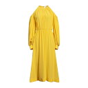 【送料無料】 クリダ ミラノ レディース ワンピース トップス Midi dresses Yellow