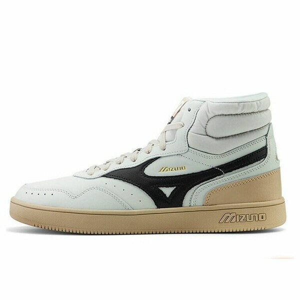 Mizuno ミズノ メンズ スニーカー 【Mizuno Court Lite Mid 'White Cream Black' D1GH212801】 サイズ US_6.5(24.5cm)