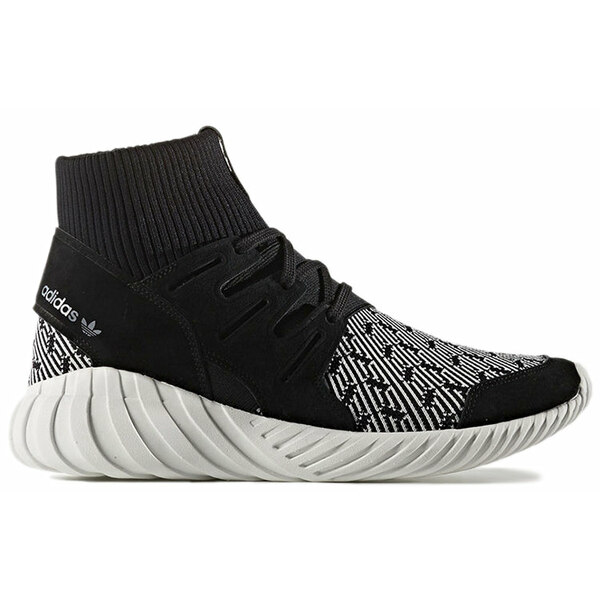 adidas アディダス メンズ スニーカー 【adidas Tubular Doom Primeknit 'Black White' S80096】 サイズ US_10.5(28.5cm)