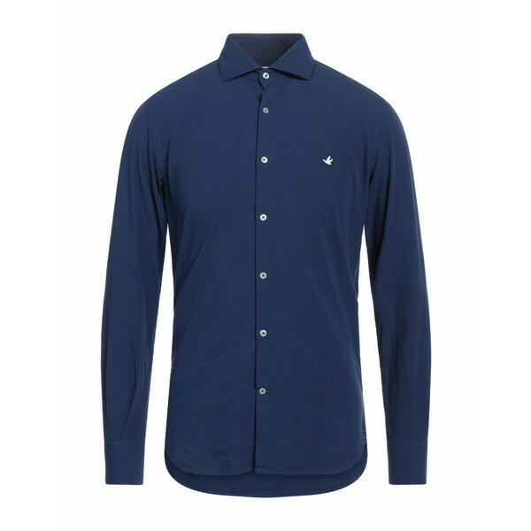 【送料無料】 ブルックスフィールド メンズ シャツ トップス Shirts Blue