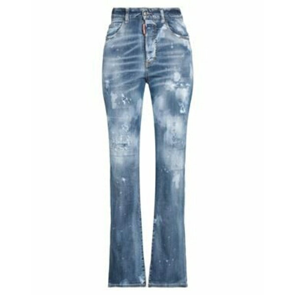 【送料無料】 ディースクエアード レディース デニムパンツ ボトムス Jeans Blue