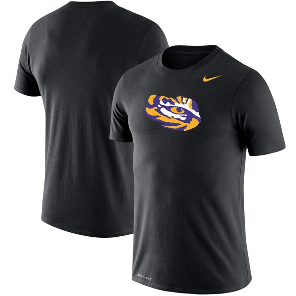 ナイキ メンズ Tシャツ トップス LSU Tigers Nike School Logo Legend Performance TShirt Black