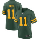 ナイキ メンズ ユニフォーム トップス Green Bay Packers Nike Alternate Custom Jersey Green