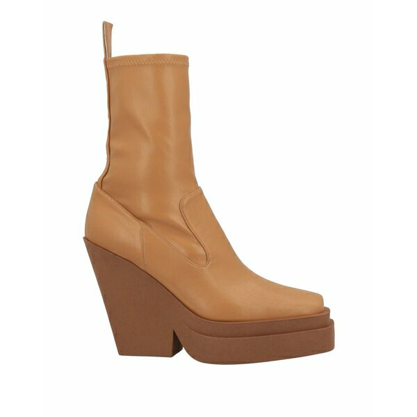 【送料無料】 ジア ボルギーニ レディース ブーツ シューズ Ankle boots Camel